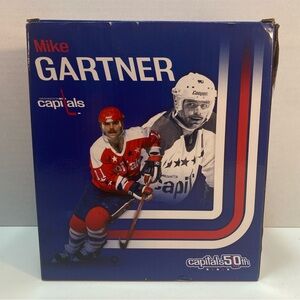 Washington‎ Capitals NHL Mike Gartner Rod Langway Dual Bobblehead 50th NEW